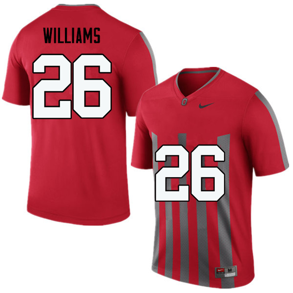 Men Ohio State Buckeyes #26 Antonio Williams College Football Jerseys Game-Throwback